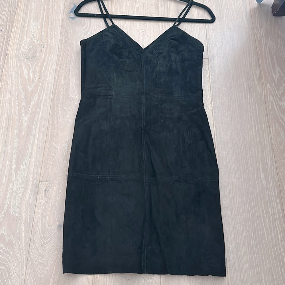 Express Genuine Suede mini dress